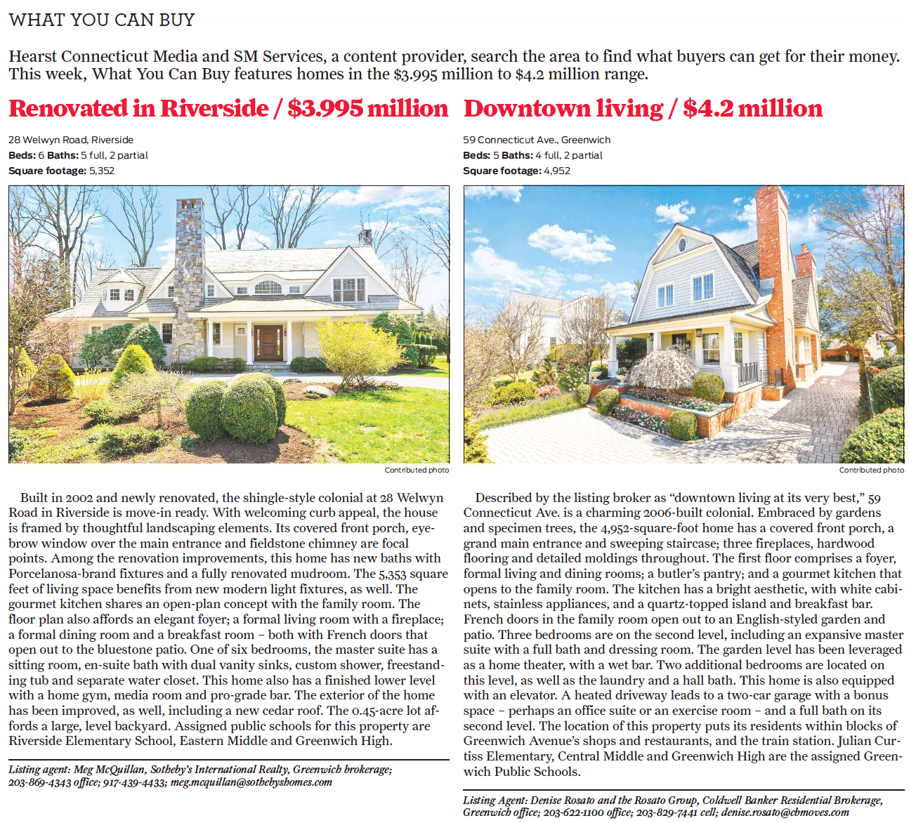 Carol Zuckert, Greenwich Real Estate Sotheby’s International Realty, Inc.